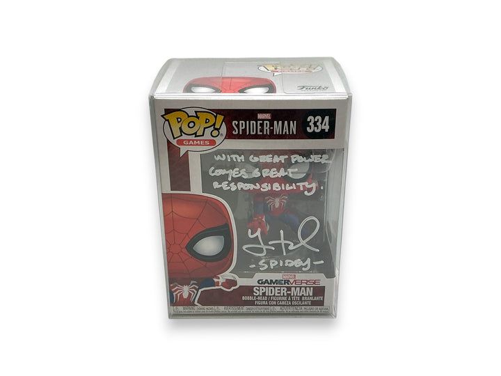 lowkey stock signed spiderman funko pop